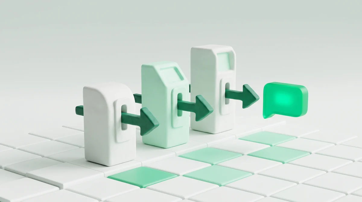 Proveedores de API de WhatsApp comparados, ilustración 3D