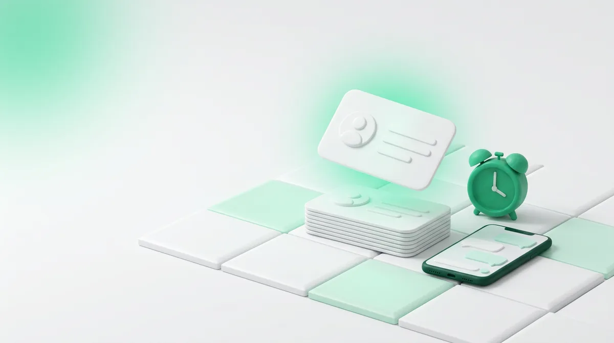 Reactivación de CRM en WhatsApp, ilustración 3D