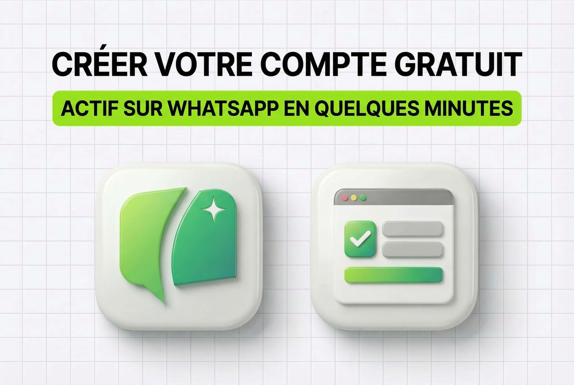 Créer votre compte gratuit – WhatsApp AI par WhatSetter